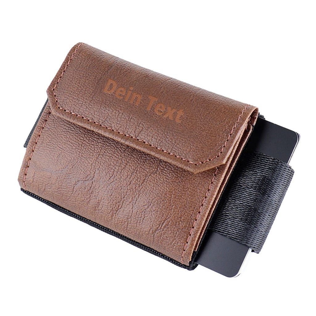 Jaimie Jacobs Geldbeutel Karten Portemonnaie Nano Boy Pocket Vegan with leather coin pocket Nano Boy Pocket Vegan wallet with leather coin pocket