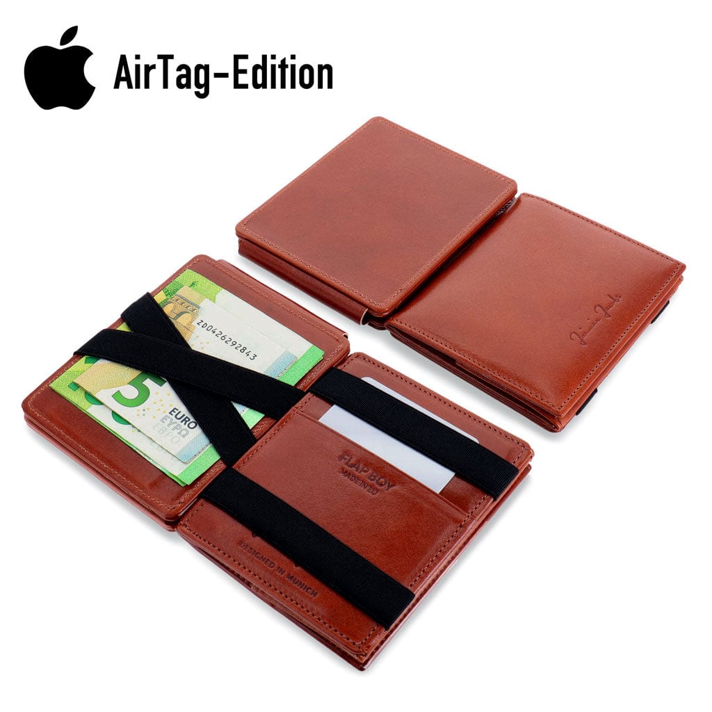 Jaimie Jacobs Geldbeutel Portemonnaie Flap Boy XL AirTag-Edition - Magic Wallet with Coin Pocket Flap Boy XL AirTag-Edition - Magic Wallet with Coin Pocket 