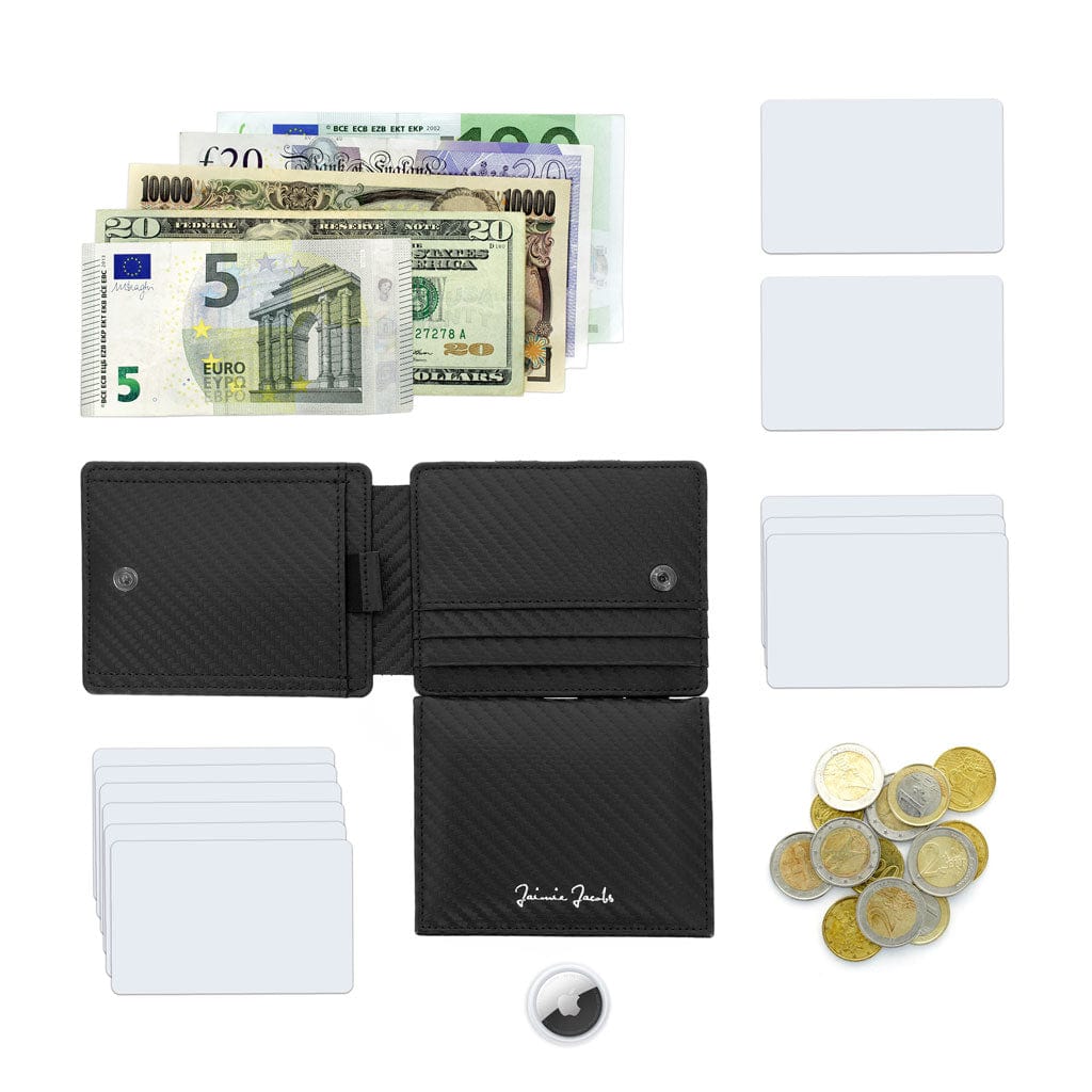 Jaimie Jacobs Geldbeutel Portemonnaie Flap Boy XL AirTag-Edition - Magic Wallet with Coin Pocket Flap Boy XL AirTag-Edition - Magic Wallet with Coin Pocket 